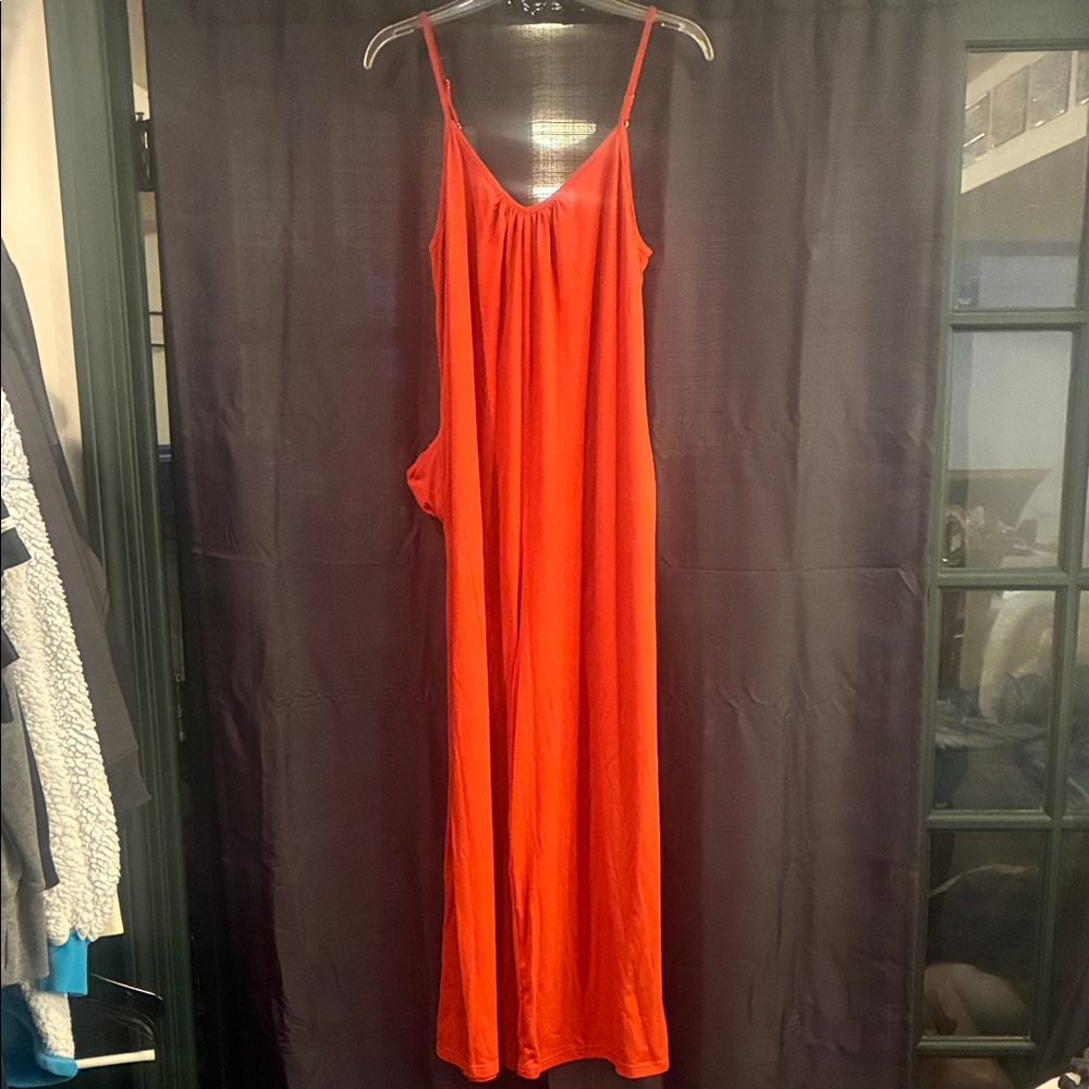Elegant Red Jumpsuit